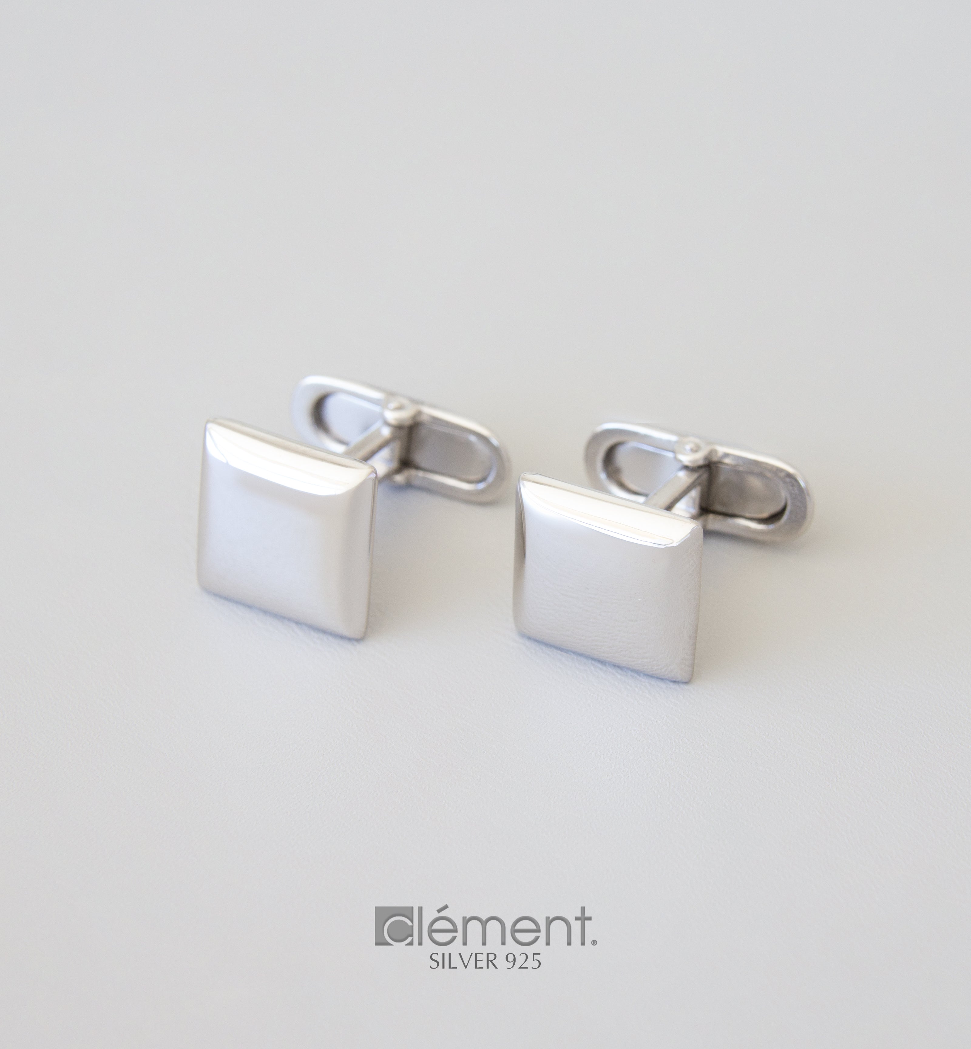 Silver 925 Square Cufflinks