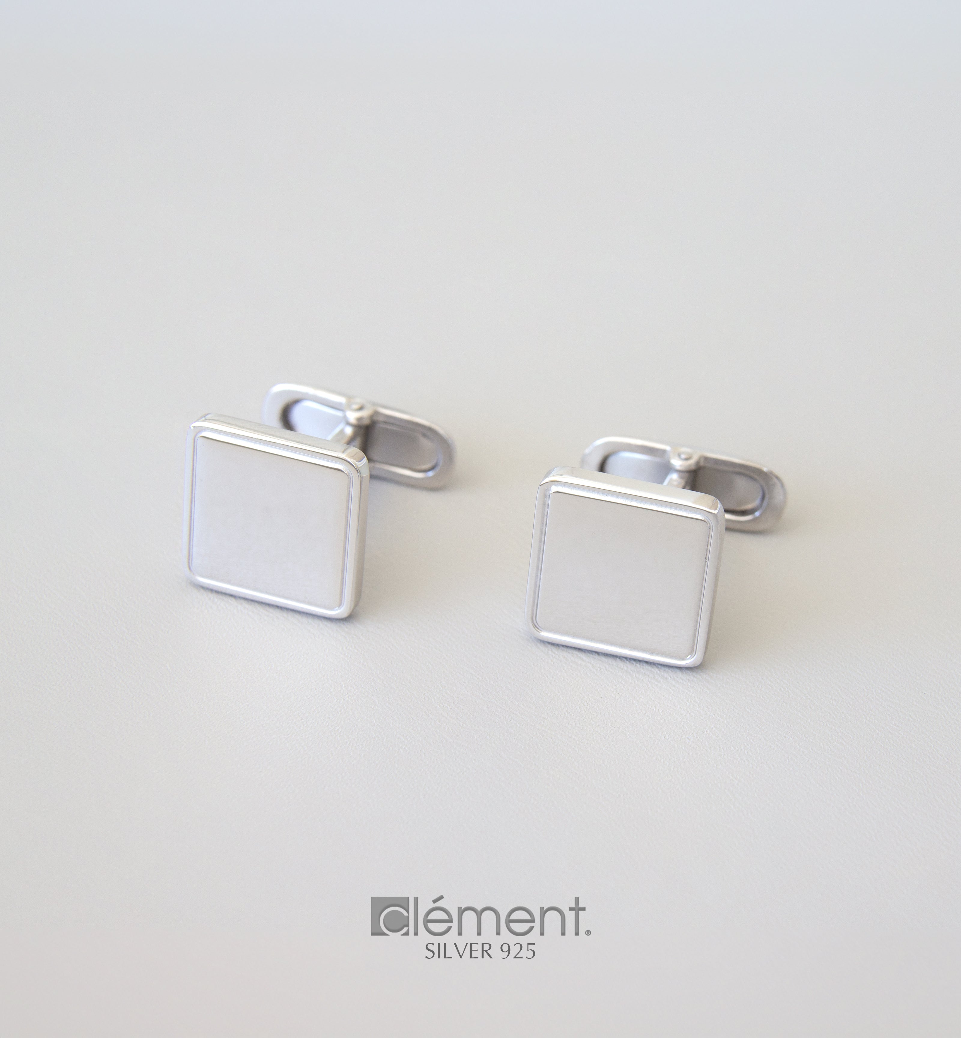 Silver 925 Square Cufflinks