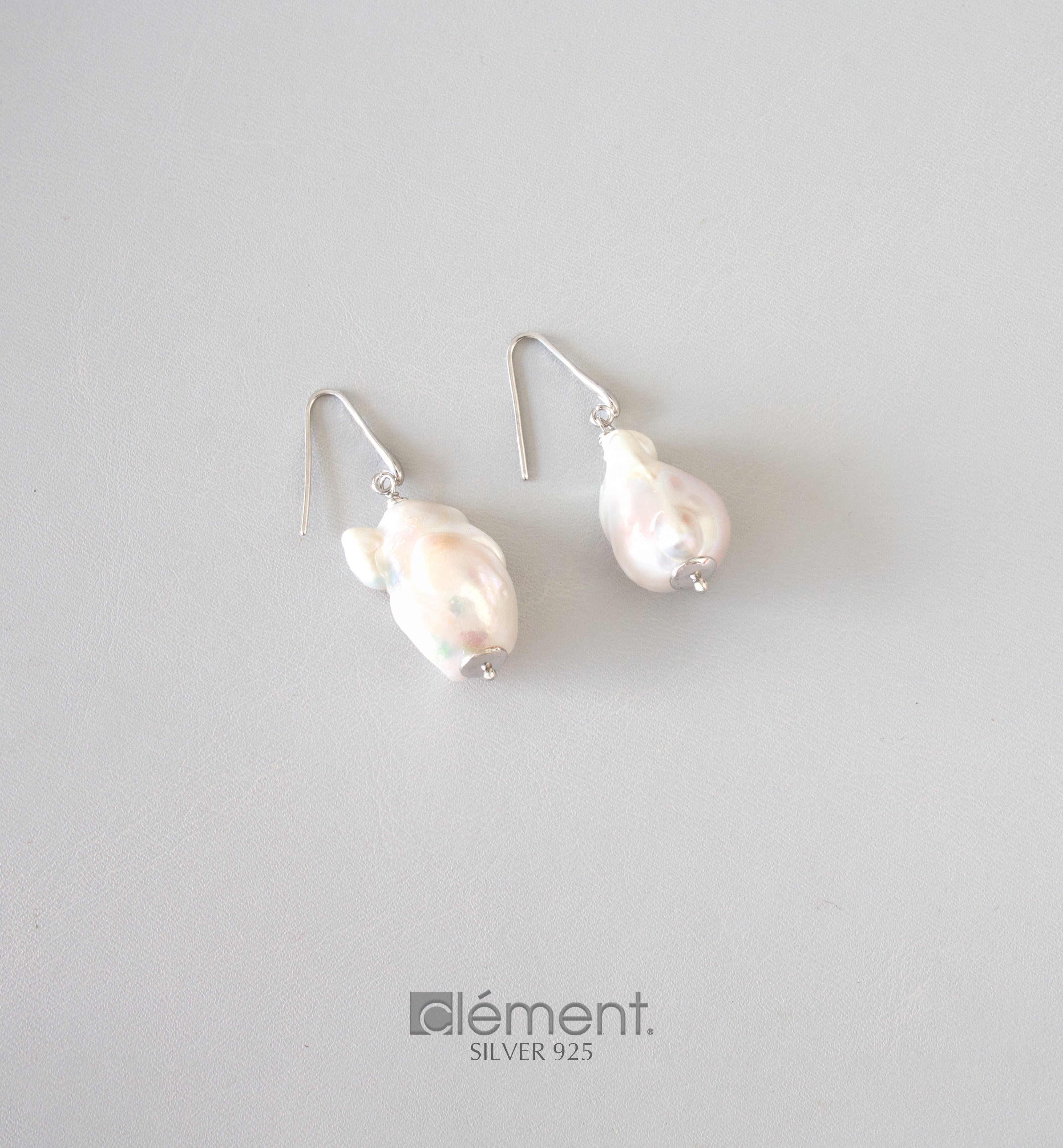 Silver 925 FW Baroque Pearl Earrings