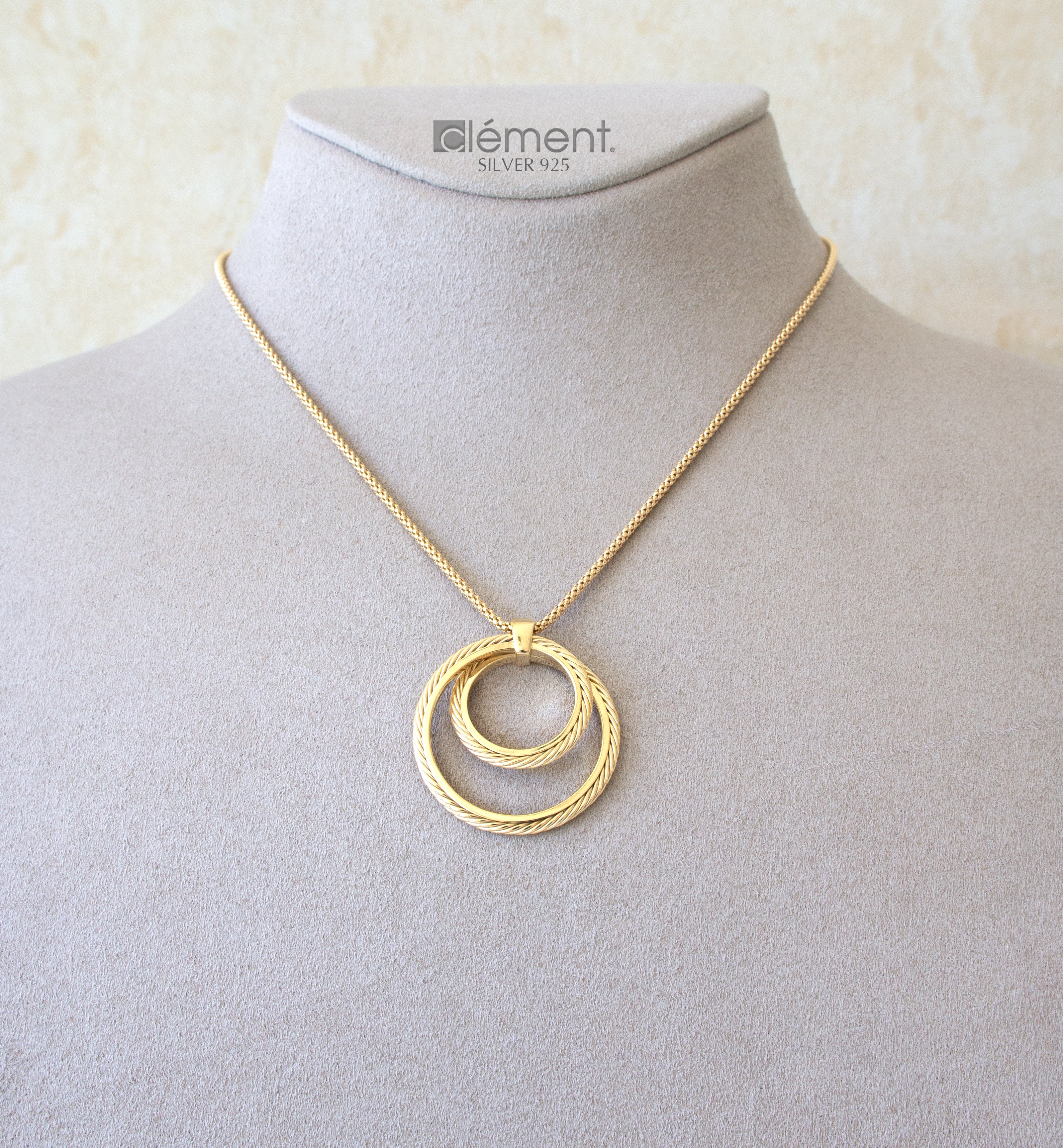 Silver 925 Circle Design Necklace