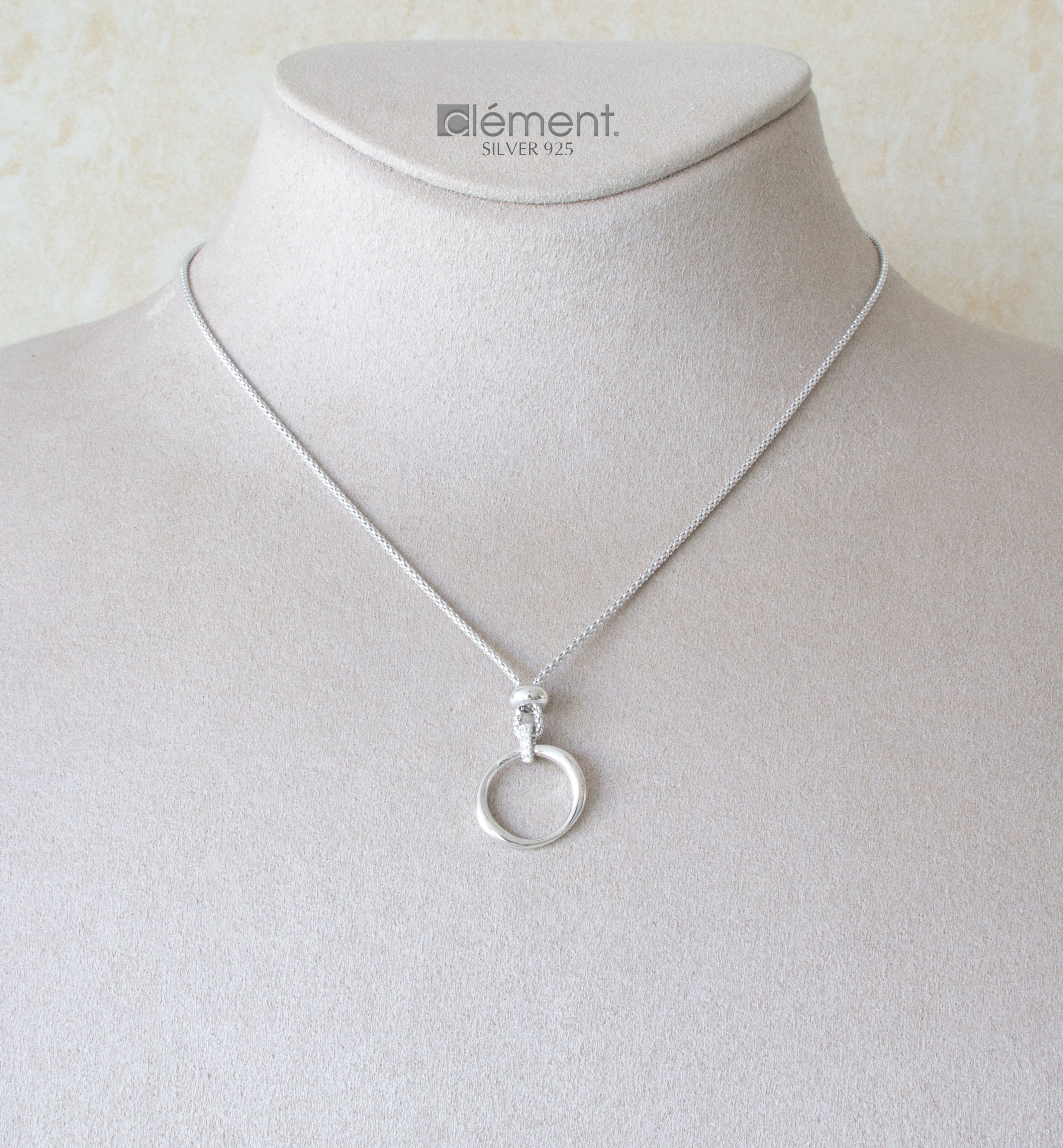 Silver 925 Circle Necklace