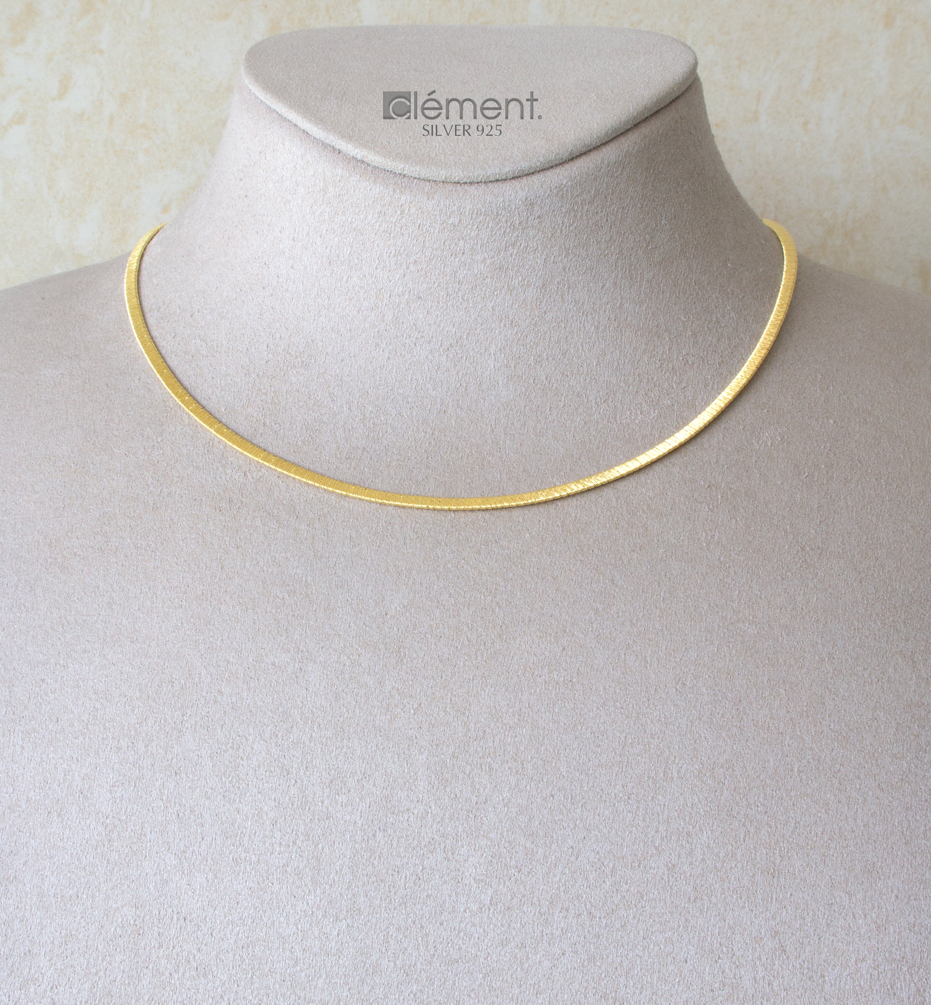 Silver 925 Flat Necklace