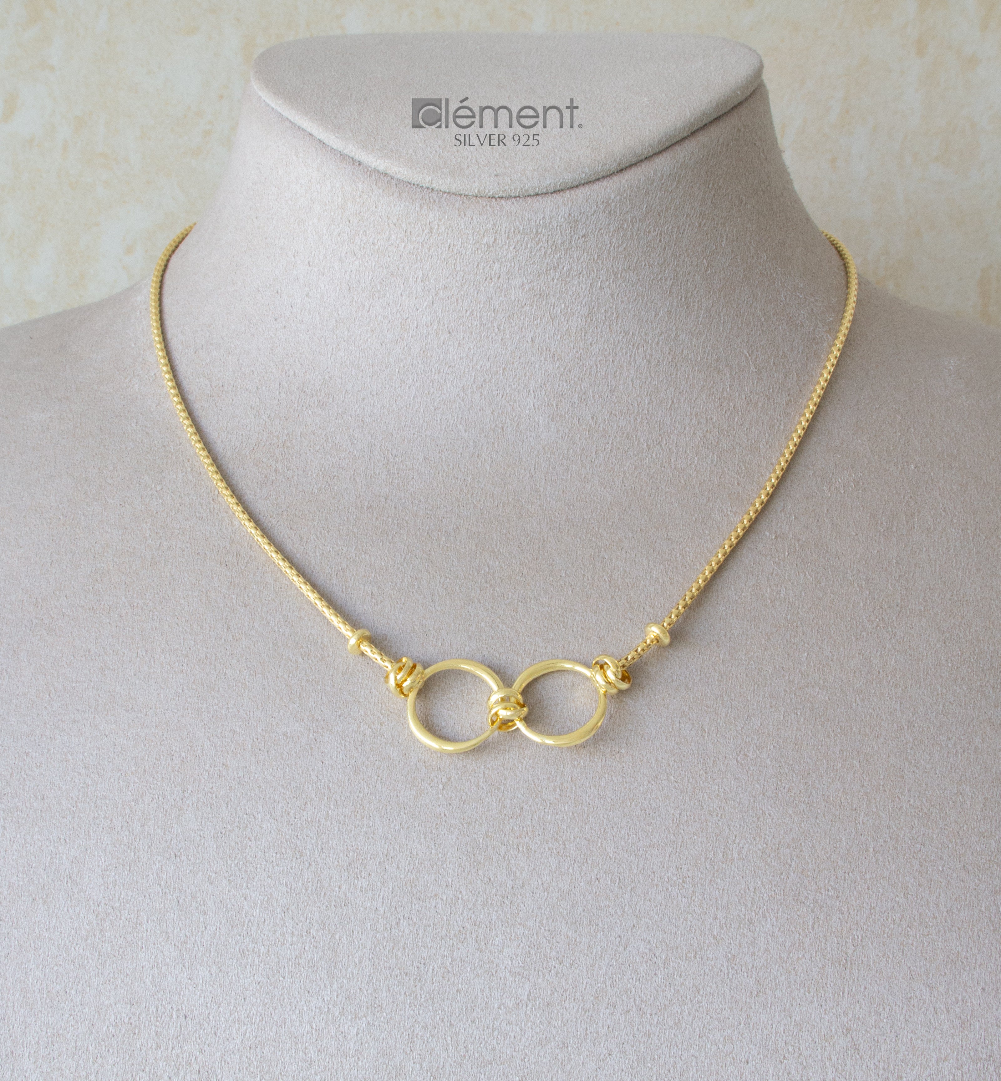 Silver 925 Circle Design Necklace