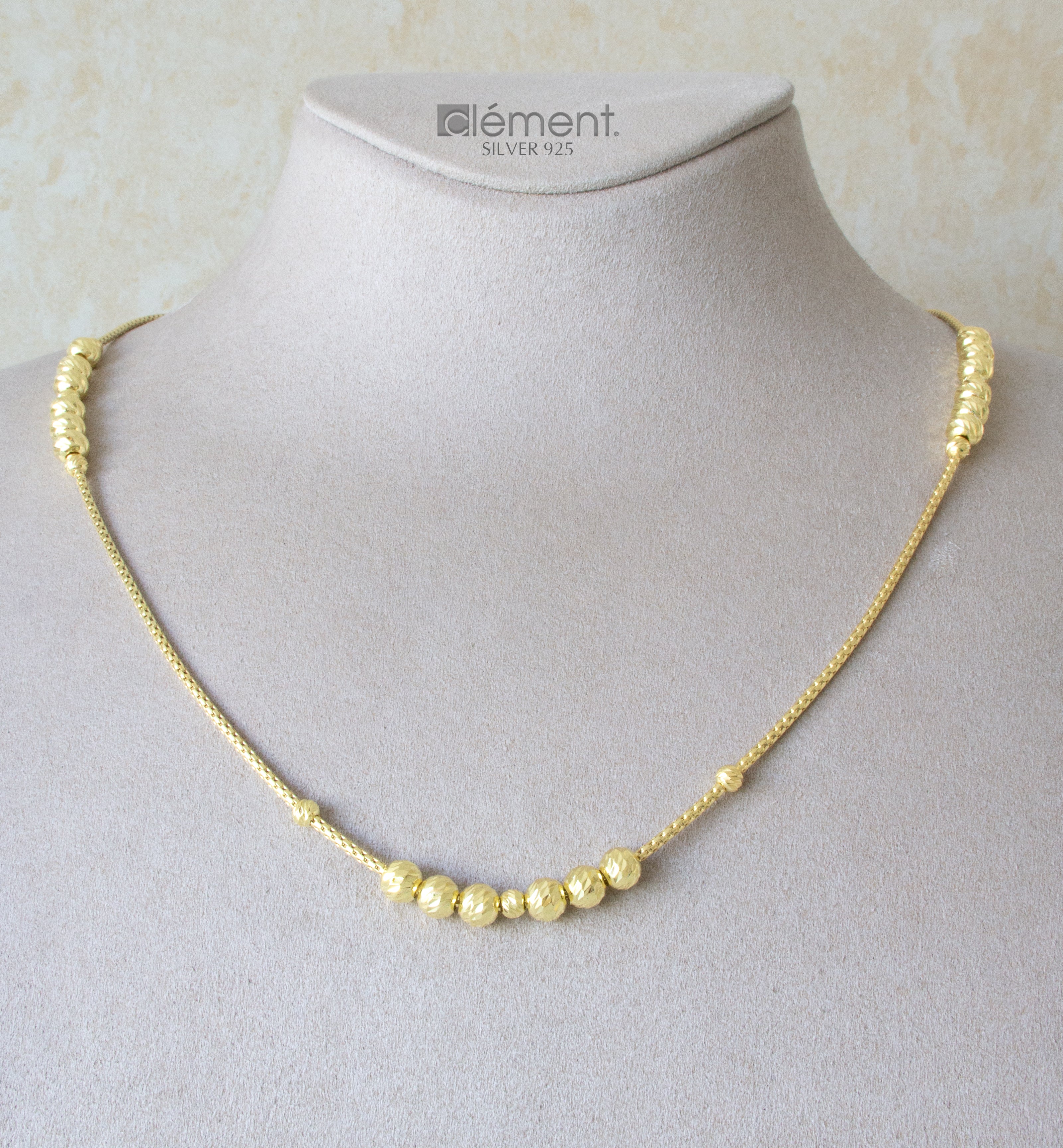 Silver 925 Bead Design Necklace