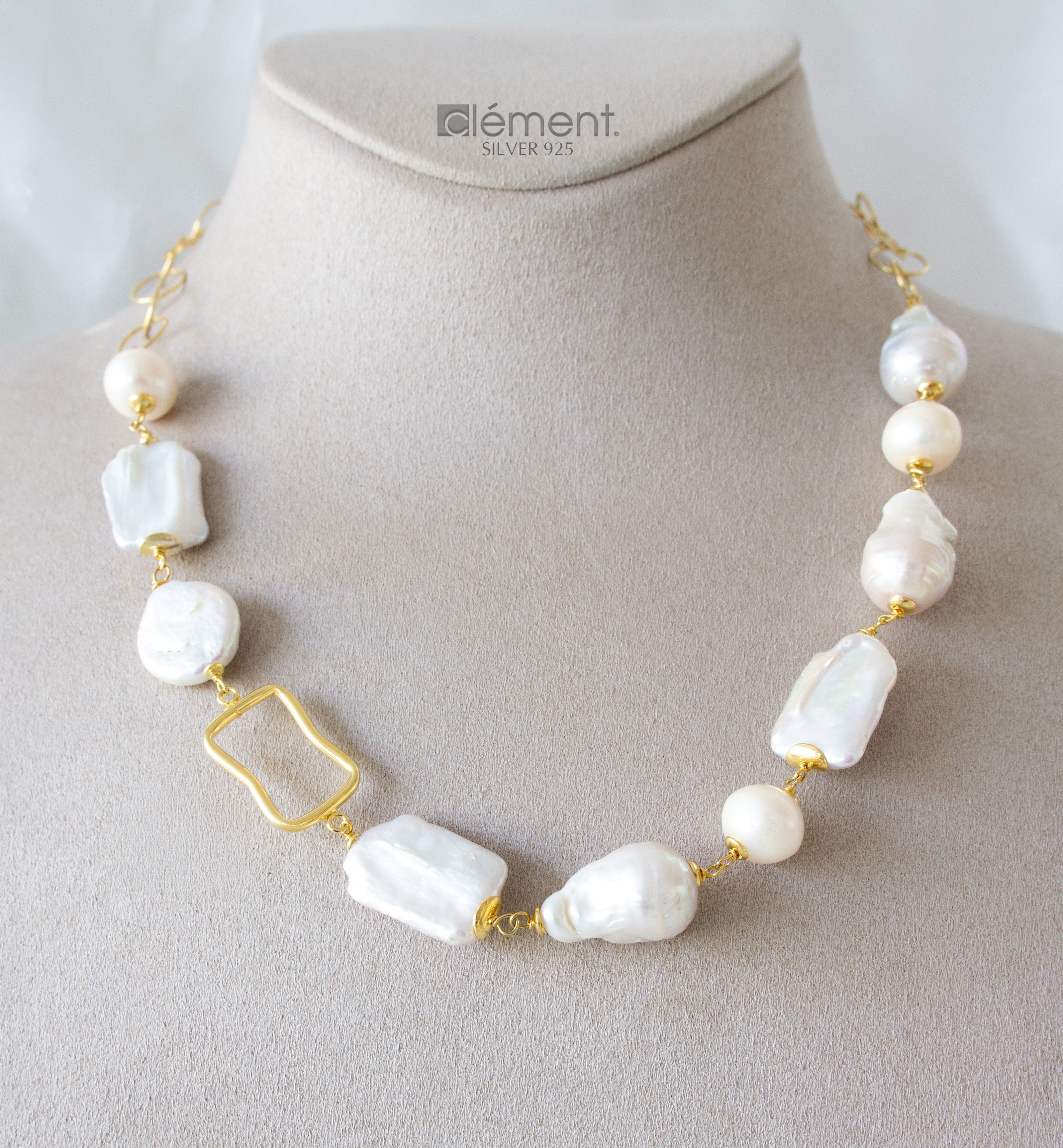 Silver 925 Necklace with Fresh Water Cultured Pearls