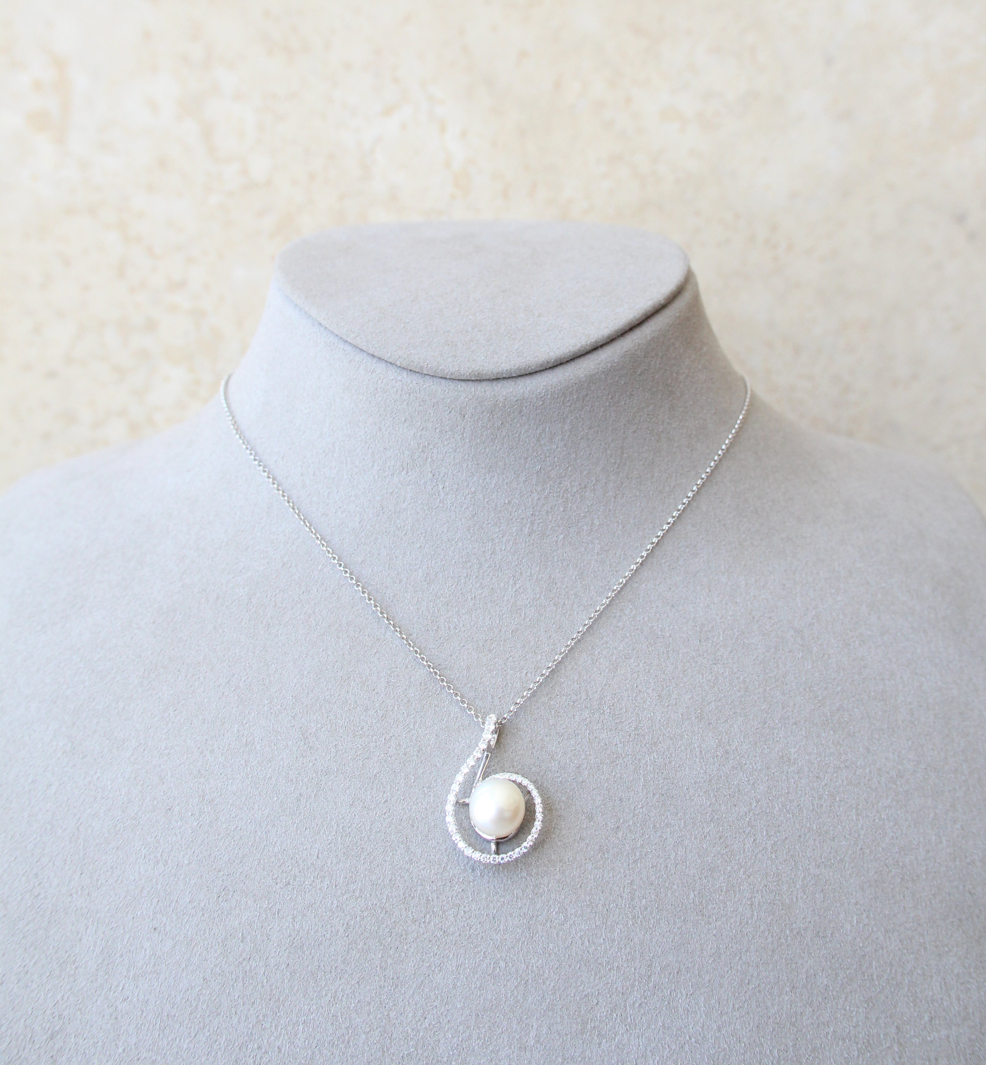 Silver 925 Cultured Pearl Necklace