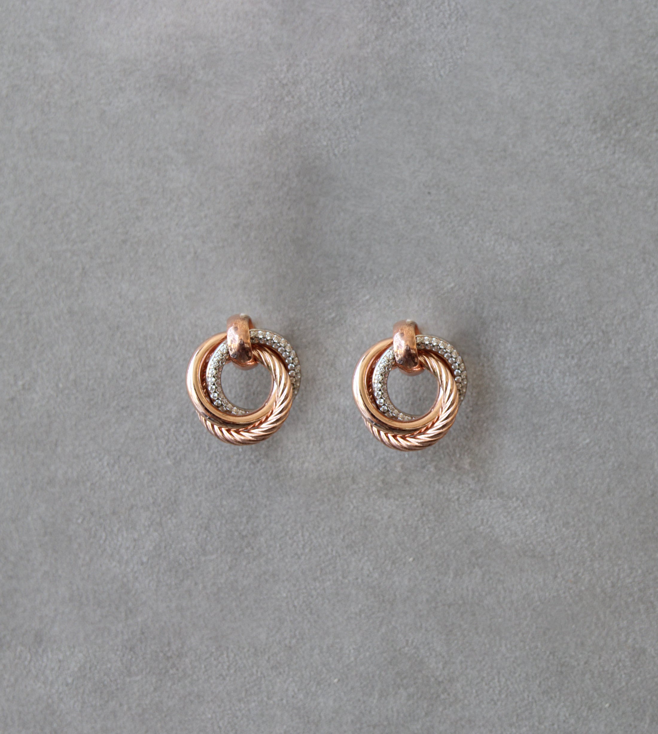 Silver 925 Earrings with Zirconia Stones