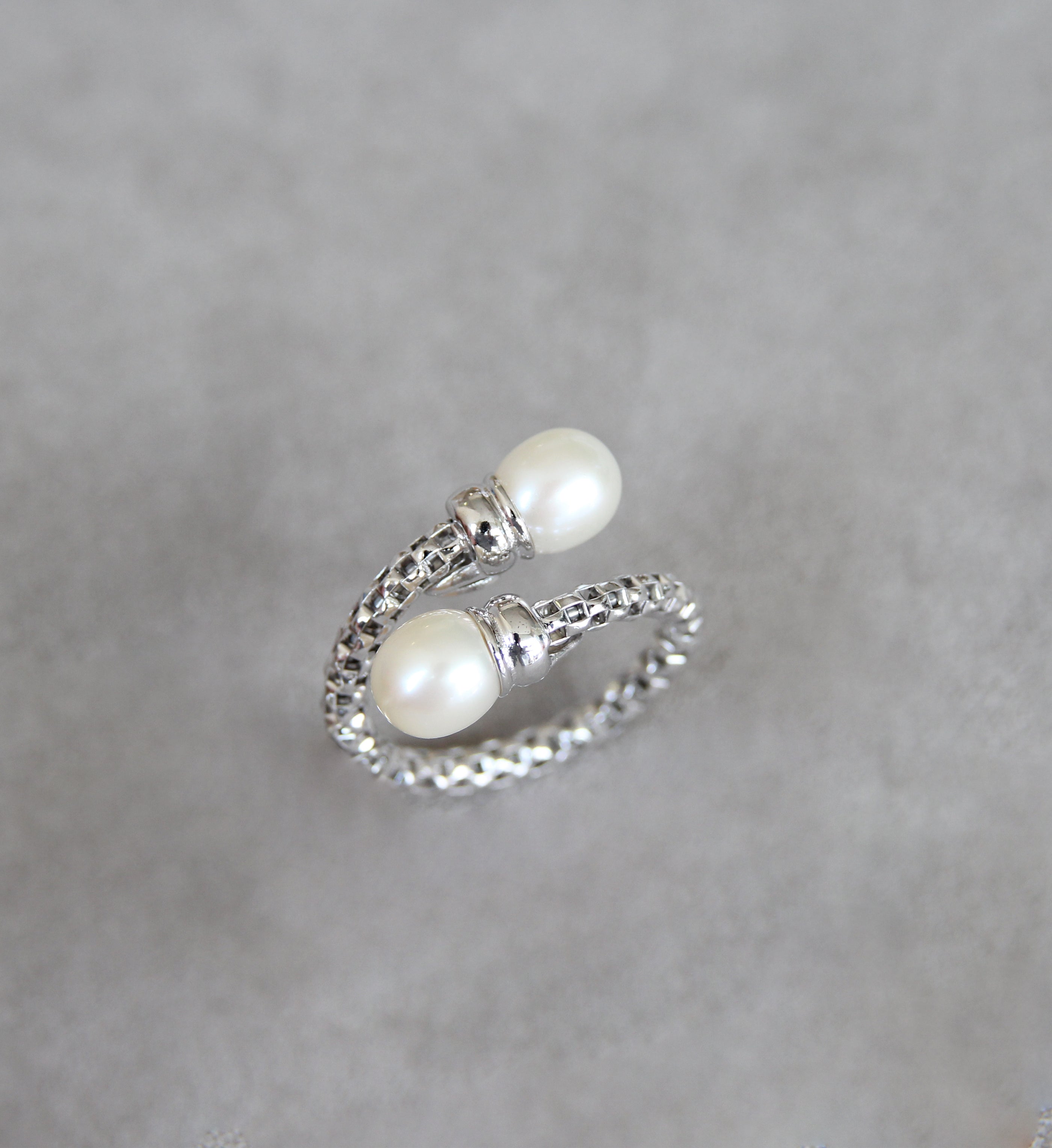 Silver 925 Ring With Cultured Pearl