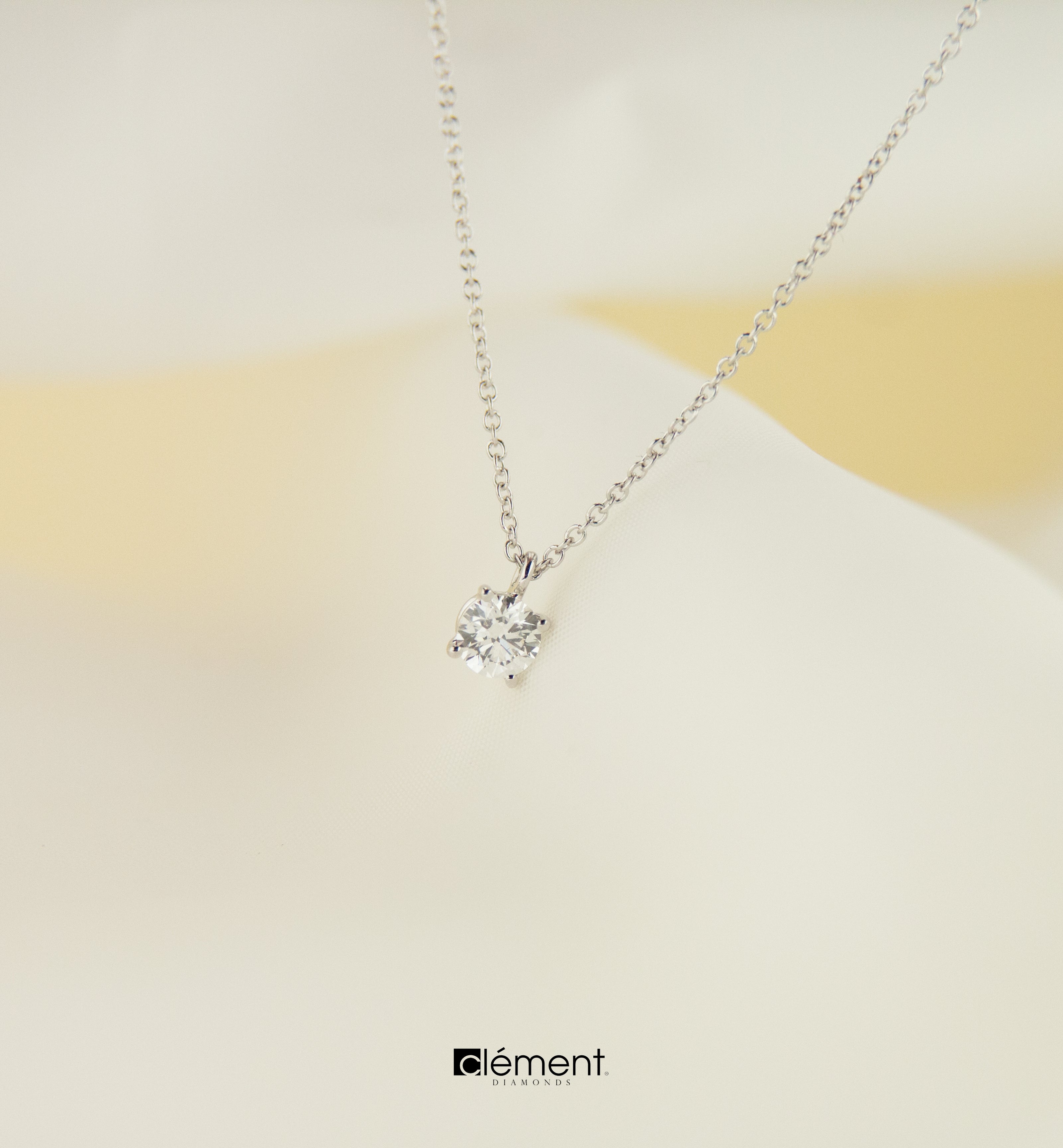 Dahlia 18ct. white gold and Diamond Necklace – Dagmar Korecki Jewellery