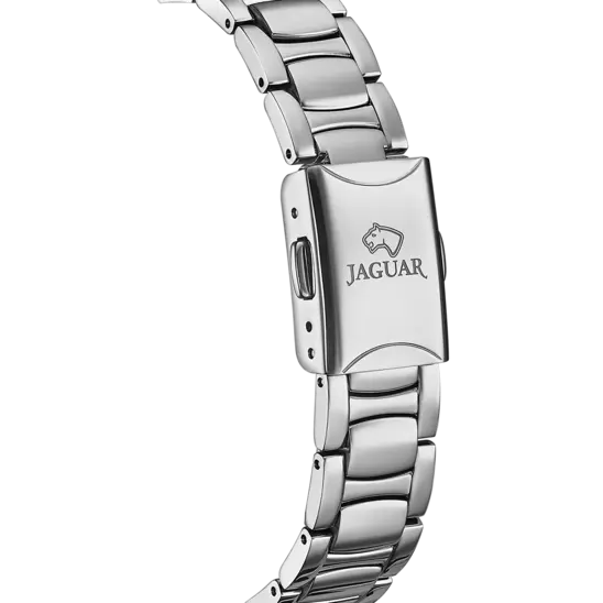 JAGUAR WOMEN'S WHITE COSMOPOLITAN STAINLESS STEEL WATCH BRACELET J829/1