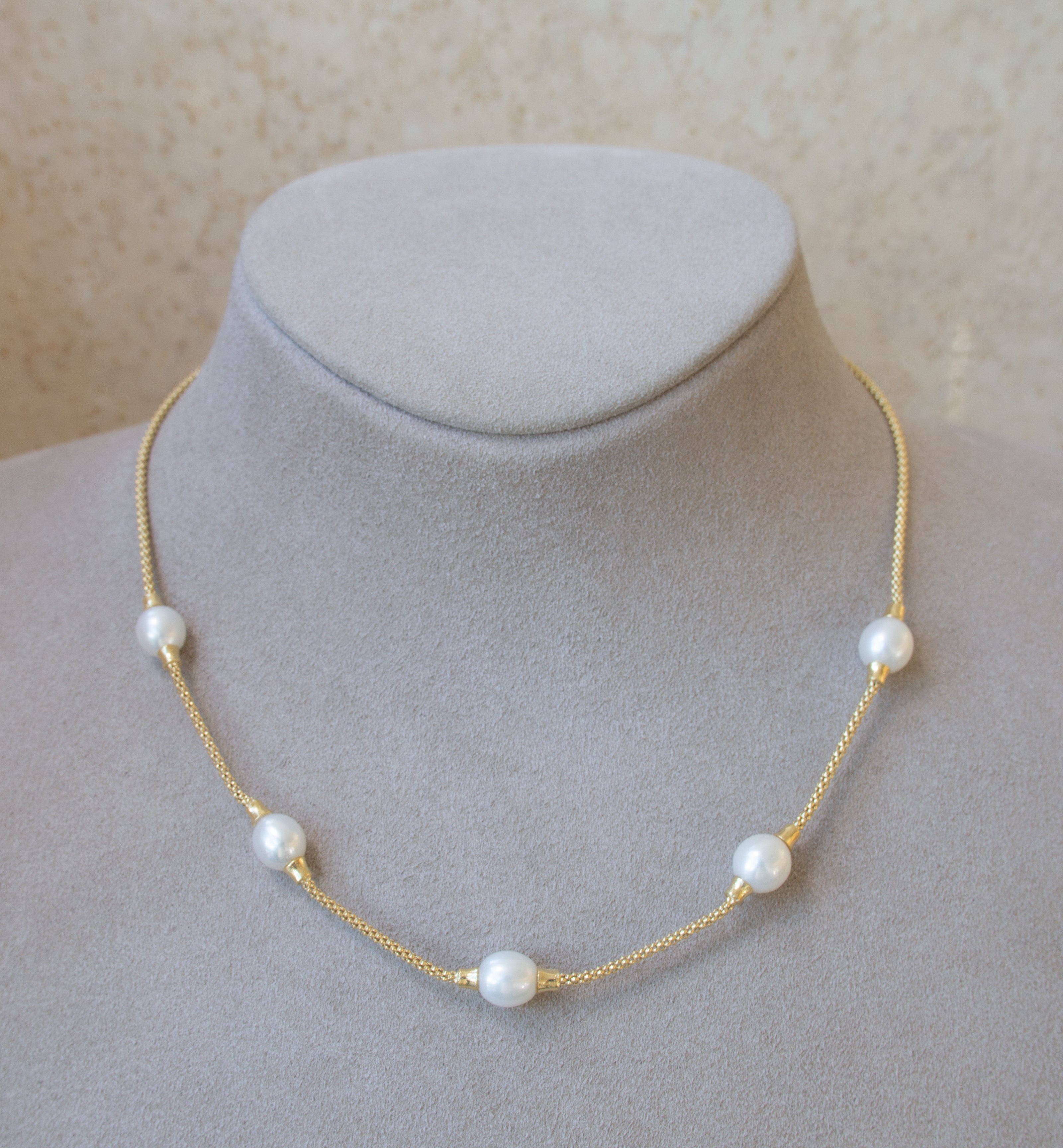 Silver 925 Necklace with Pearls