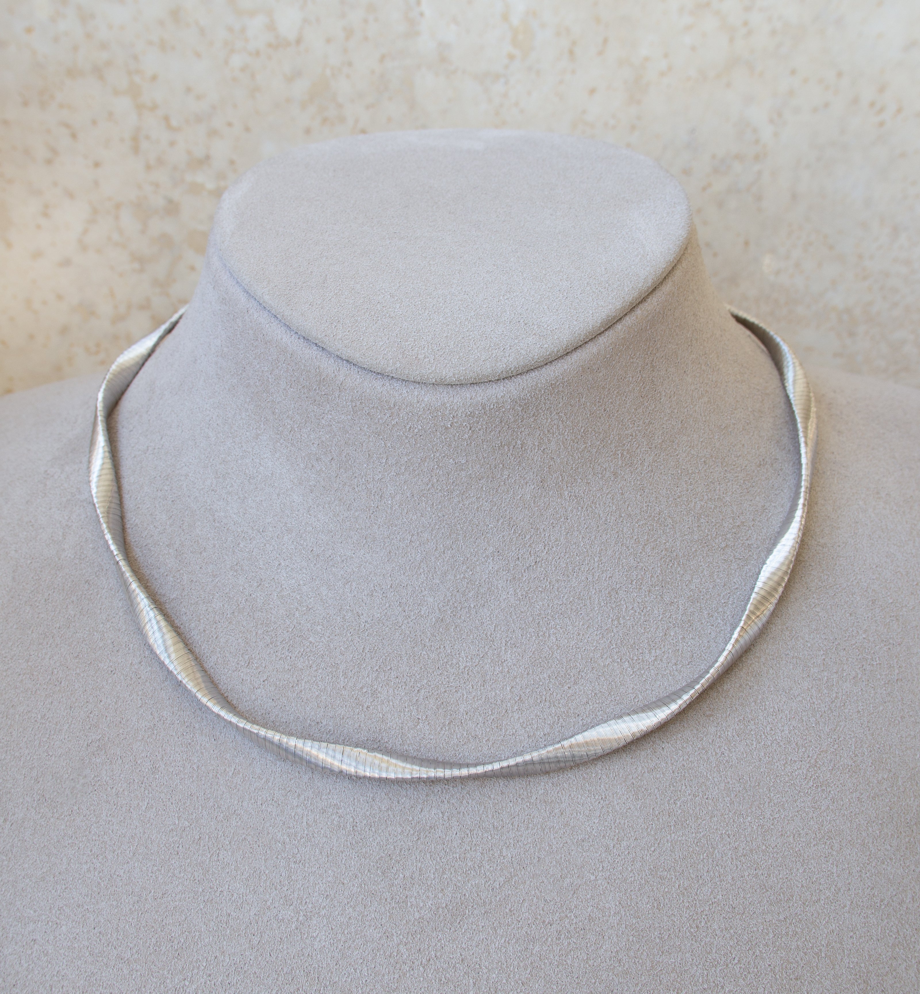 Silver 925 Twisted Design Necklace