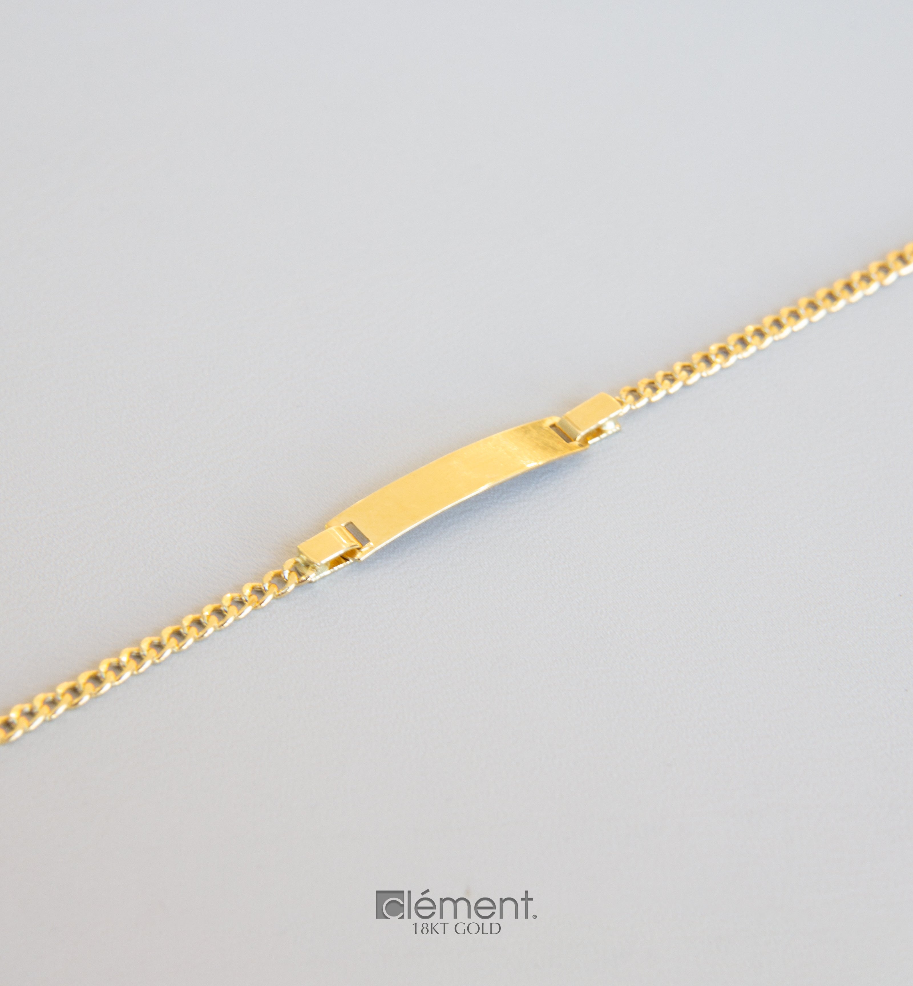 18ct Yellow Gold ID Bracelet