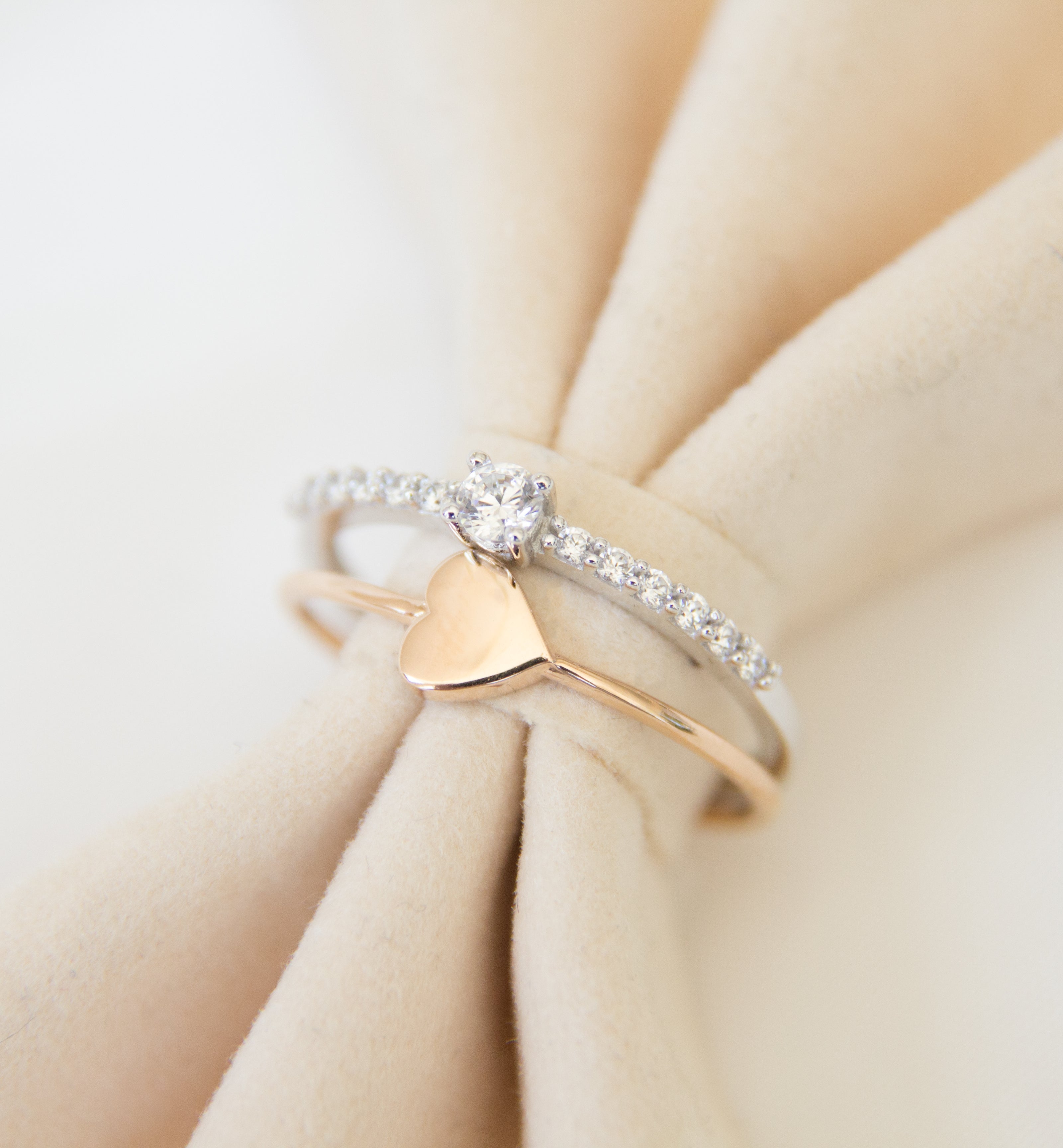 18ct Gold Heart Ring