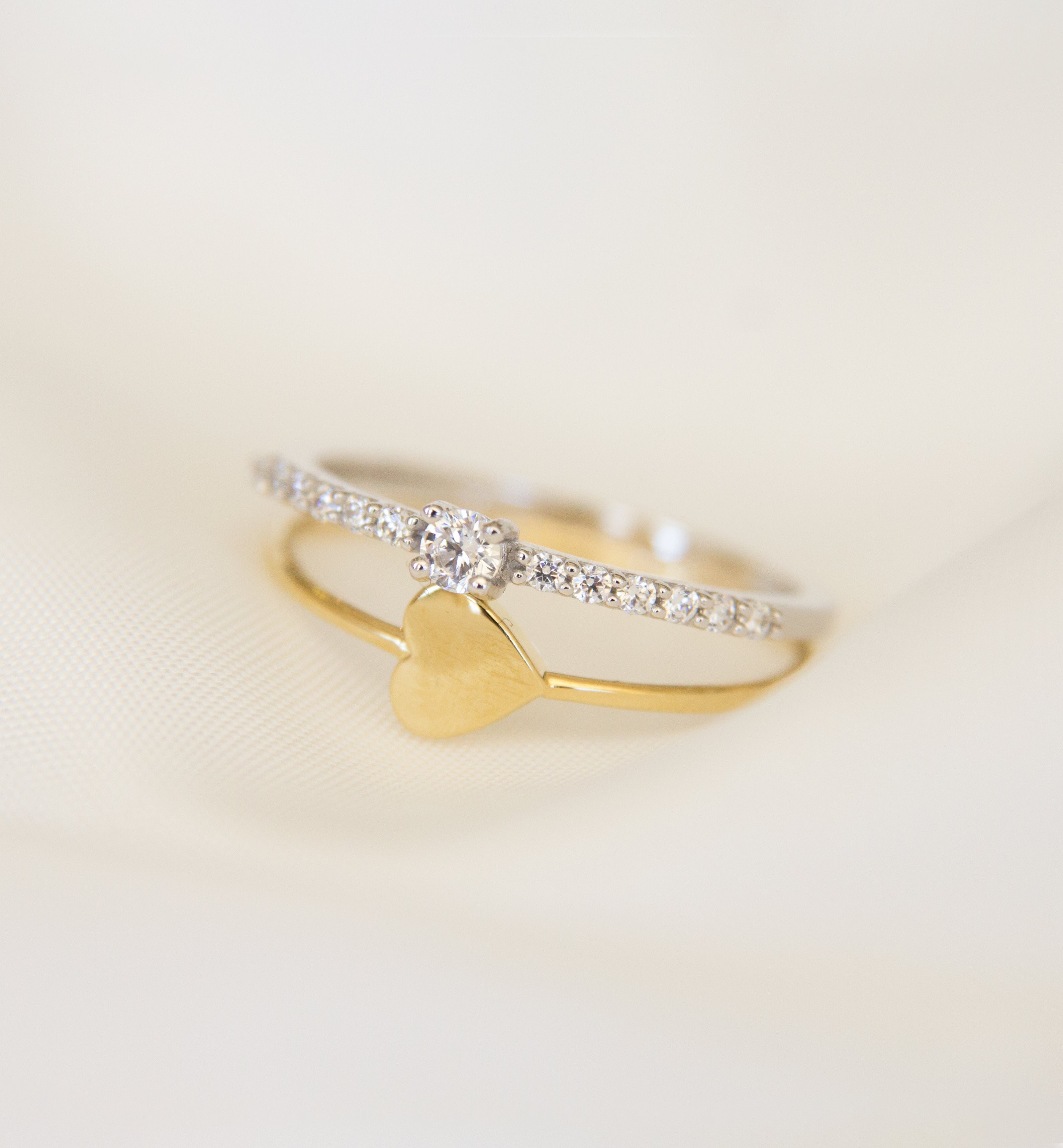 18ct Gold Heart Ring