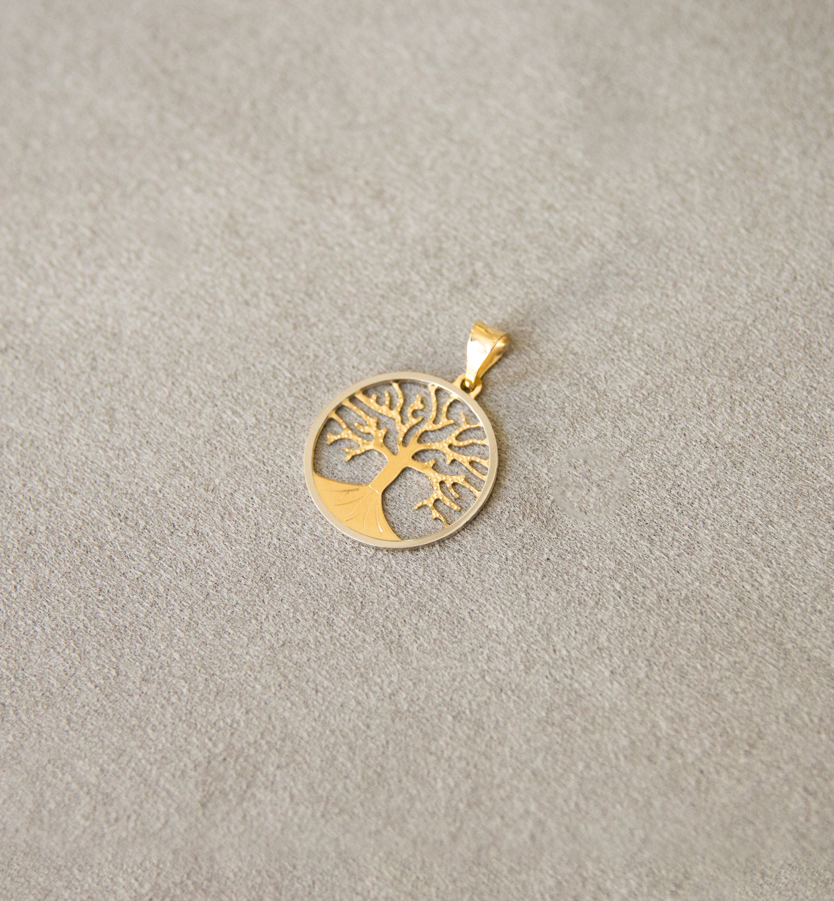 18ct Gold Two-Tone Tree of Life Pendant