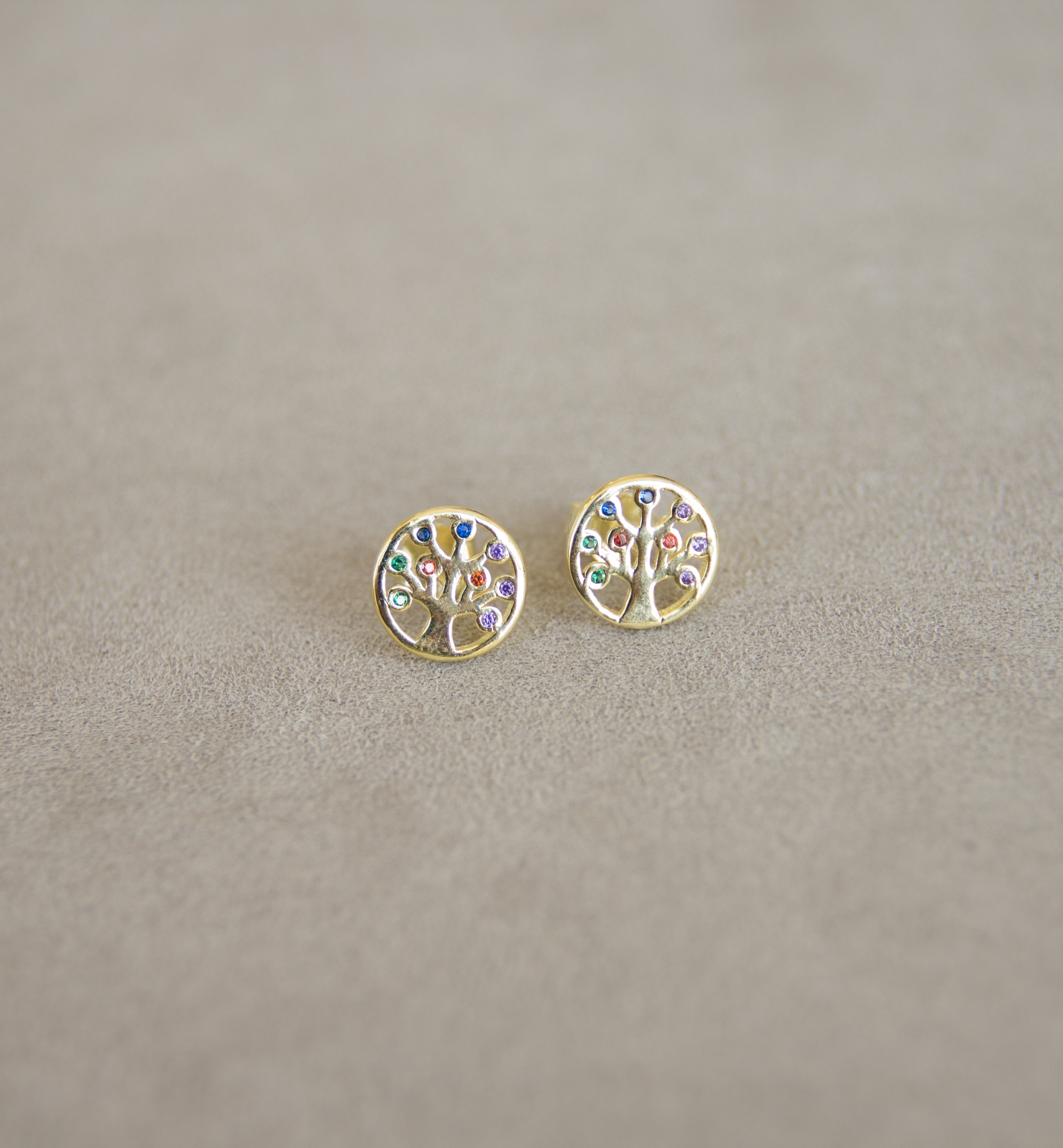 Silver 925 Tree of Life Earrings